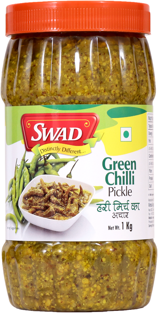 SWAD Green Chilli Pickle 1kg