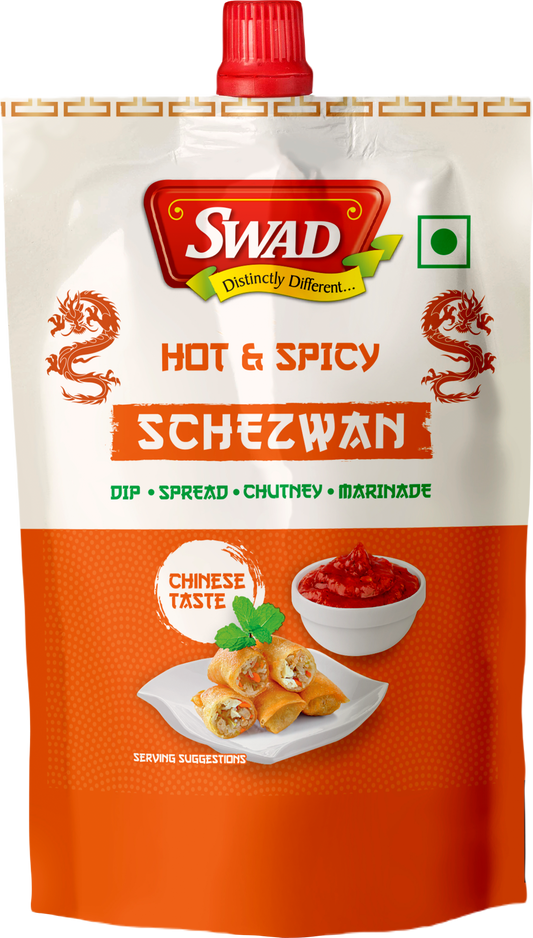 SWAD Hot & Spicy Schezwan 150g Pack of 2 | Dip | Spread | Chutney | Marinate