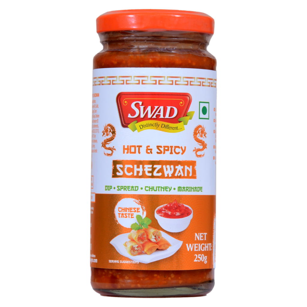 Swad Hot And Spicy Schezwan 250g Dip Spread Chutney Marinate